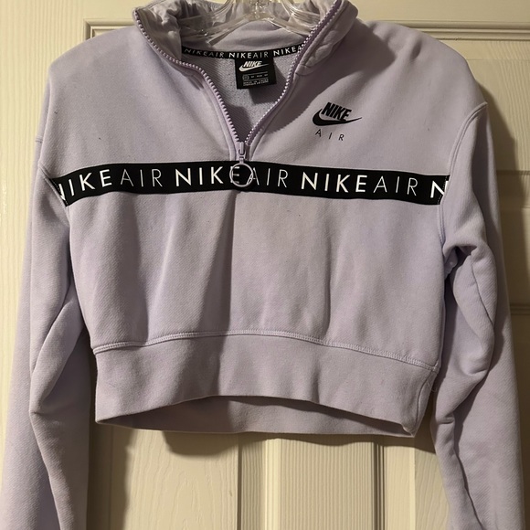 Nike XS light purple matching tracksuit. Crop hoodie and leggings. Both XS - Picture 1 of 3